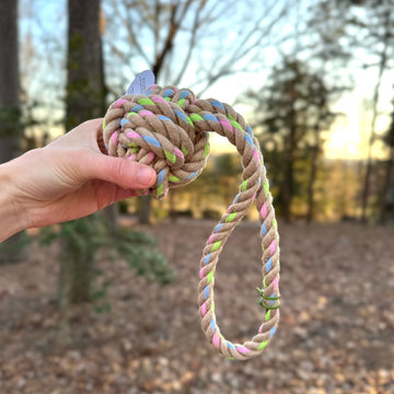 Rainbow Joy Hemp Rope Tug Toys