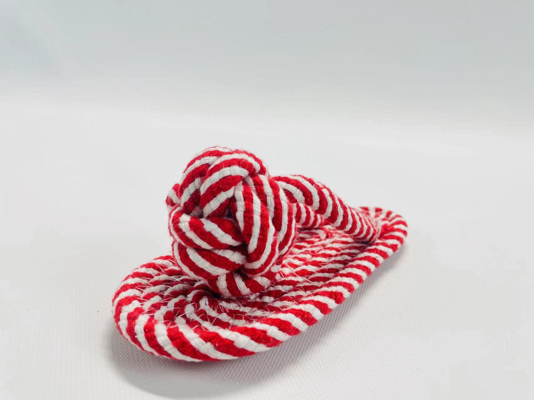 Soft cotton rope woven pet toy for playtime. Ideal for your furry friends! Comfy and fun.