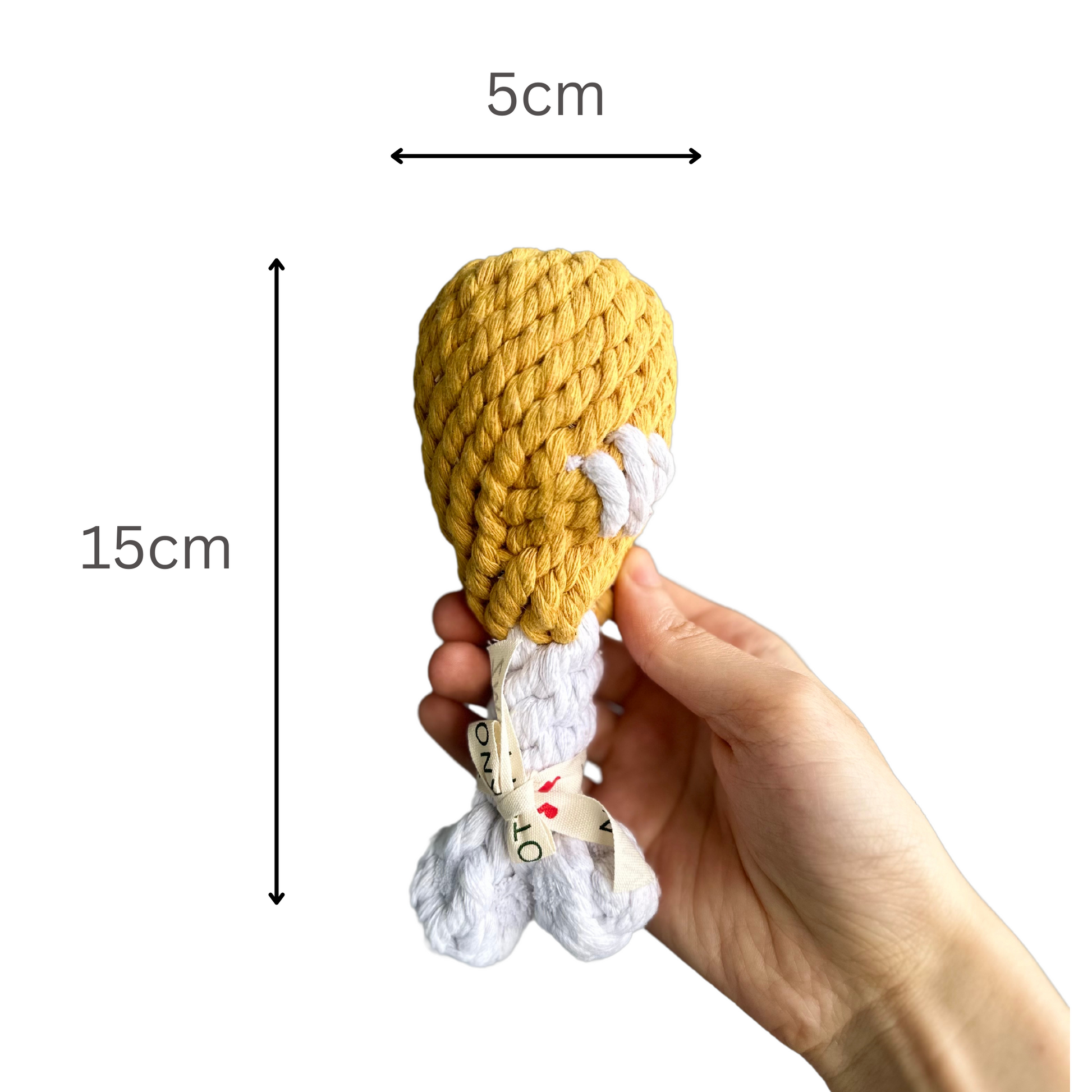 Poultry Playtime Woven Rope Toy - A durable, poultry-shaped dog toy made from woven rope. Perfect for tugging, chewing, and interactive play, this toy offers engaging fun for your pet.