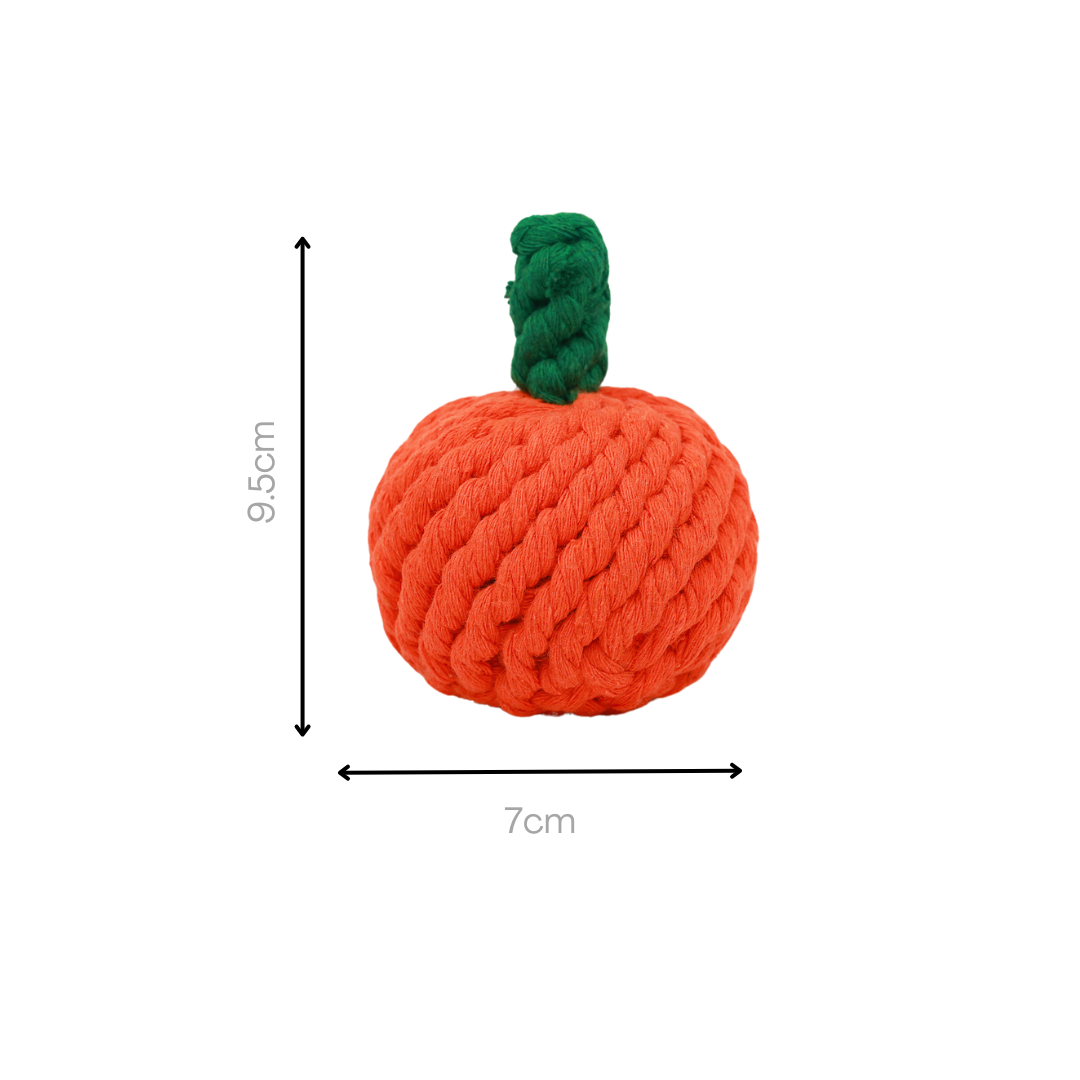 Colorful fruit-themed woven pet toy collection, perfect for playful pets. Includes durable, handmade toys shaped like strawberries, bananas, and pineapples, ensuring hours of fun and exercise for your furry friends.