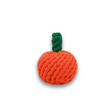 Handmade Orange Rope Toy