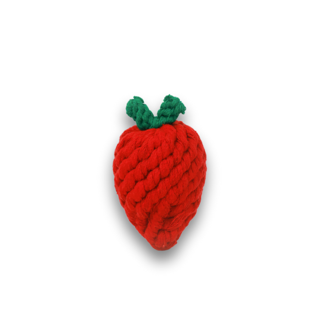 Handmade Strawberry Rope Toy